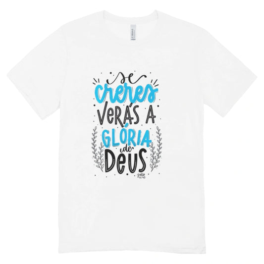 Camisa Feminina Baby Look Glória de Deus