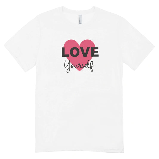 Camisa Feminina Baby Look Love Yourself