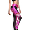Leggings com estampa de gato 3D Mulheres treino fitness