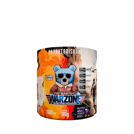 Warzone Pre Workout (300g) - Sabor: Purple Heart Punch