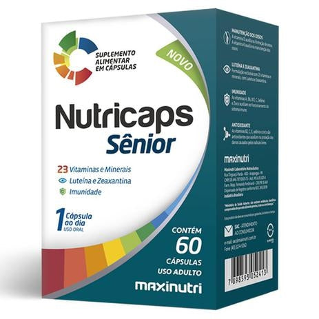 Nutricaps Sênior (60 caps) - Padrão: Único