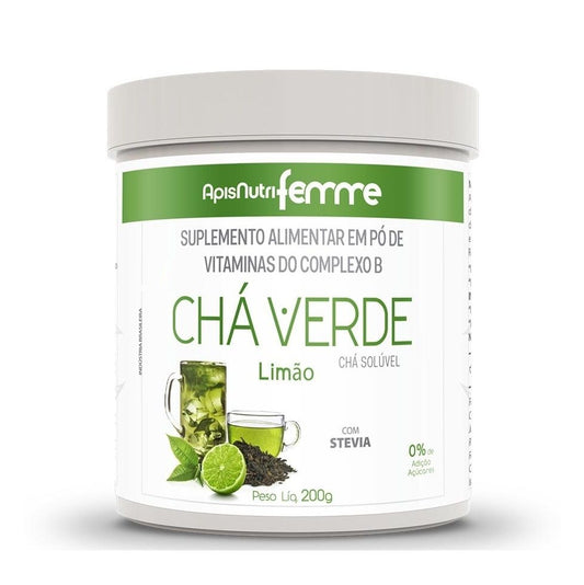 Chá Solúvel (200g) - Sabor: Chá verde - Limão