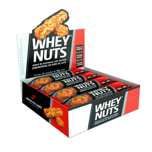 Whey Nuts Caixa com 12 Unidades (360g) - Padrão: Único