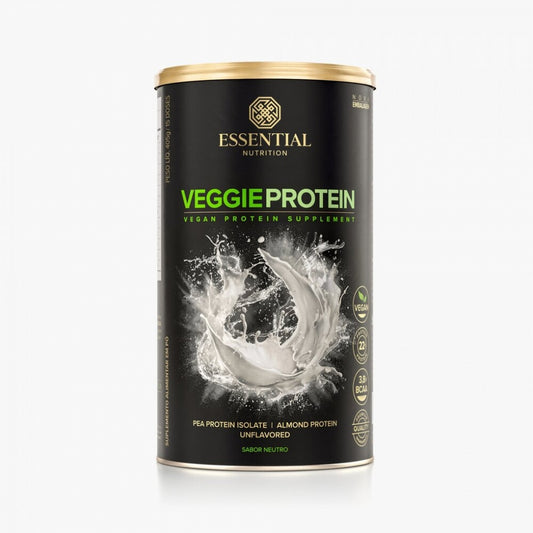 Veggie Protein 100% Vegetal Lata - nova embalagem - Sabor: Neutro (405g)