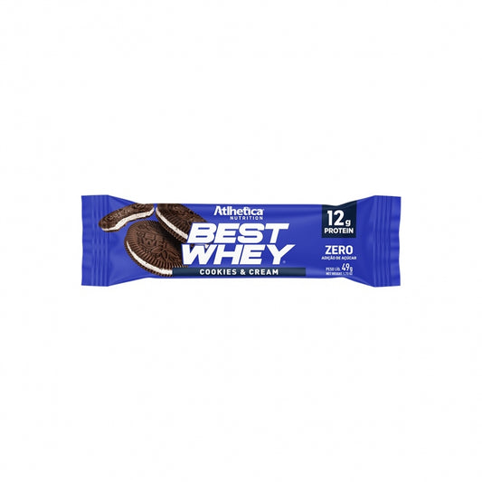 Best Whey Bar (62g) - Sabor: Cookies e Cream (49g)