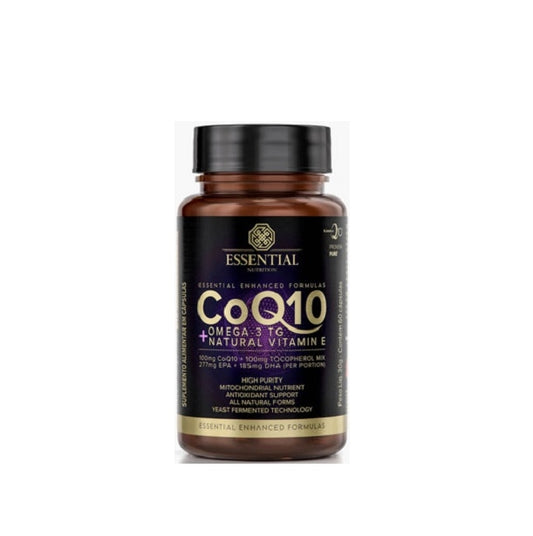 CoQ10 + Ômega 3TG + Vitamina E (60 caps) - Padrão: Único