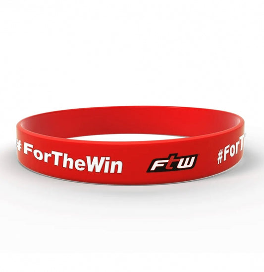 Pulseira de Silicone #ForTheWin - Padrão: Único