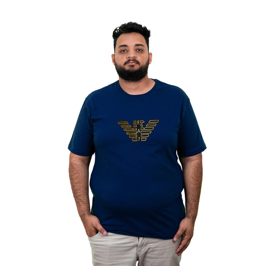 Camiseta Plus Size Emporio Armani EA7 Golden Premium