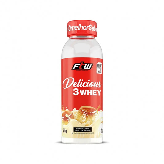 Delicious 3Whey (40g) - Sabor: Pudim de Leite Condensado