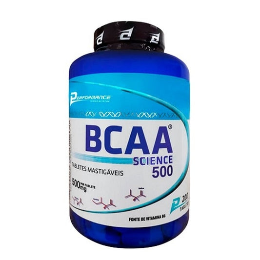 BCAA Science 500 Mastigável (200 Tabs) - Sabor: Laranja