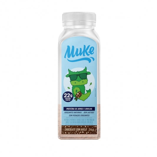 Muke Proteína Vegetal Garrafinha (34g) - Sabor: Chocolate c/ Avelã