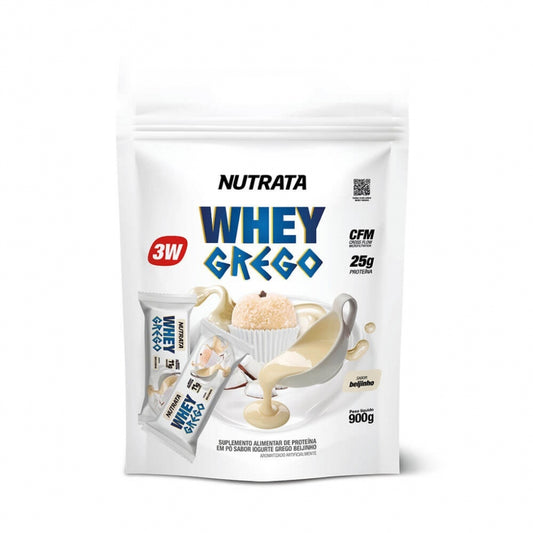 Whey Grego Refil (900g) - Sabor: Beijinho