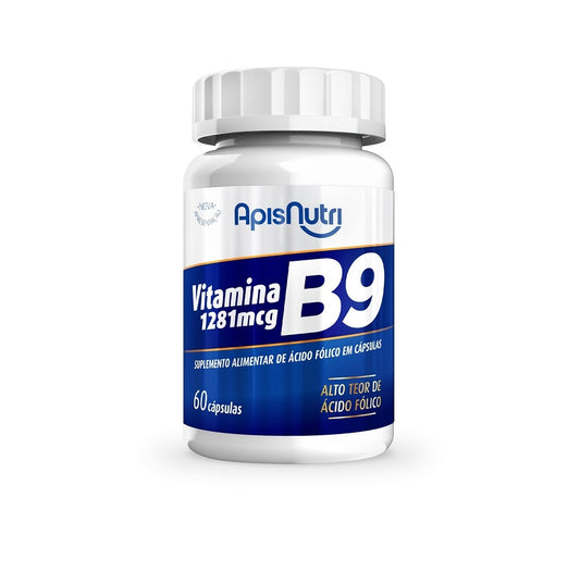 Vitamina B9 - 1281mcg (60 caps) - Padrão: Único