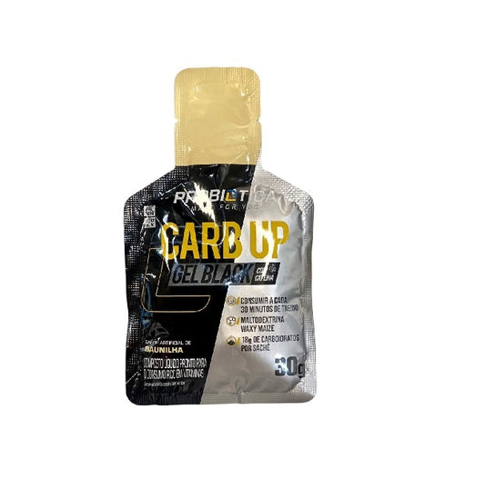 Carb Up Black Gel (30g) - Sabor: Baunilha