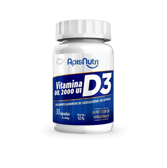 Vitamina D3 430mg Oil (30 caps) - Padrão: Único