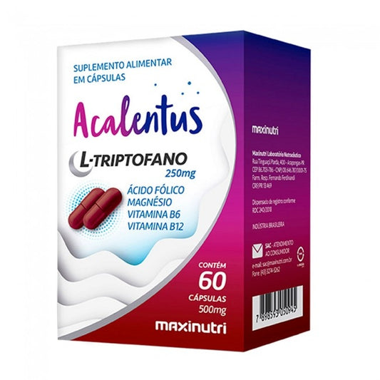 Acalentus 500mg (60 caps) - Padrão: Único