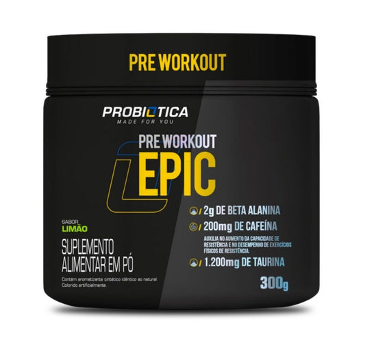 Epic Pre Workout (300g) - Sabor: Limão