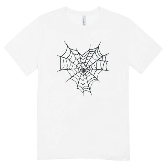 Camisa Feminina Baby Look Teia De Aranha