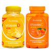 Promopacks Gummy Vitamin D (30 gomas) + Vitamin C (30 gomas) - Padrão: Único