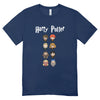 Camisa Feminina Baby Look Turma de Hogwarts