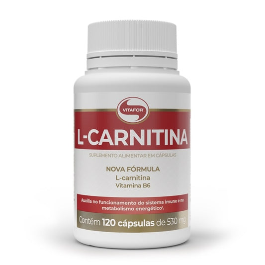 L-Carnitina 530mg (120 caps) - Padrão: Único