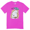 Camisa Feminina Baby Look Troco Gente Chata Por Cafe