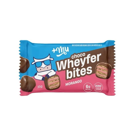 Choco Wheyfer Bites (35g) - Sabor: Morango