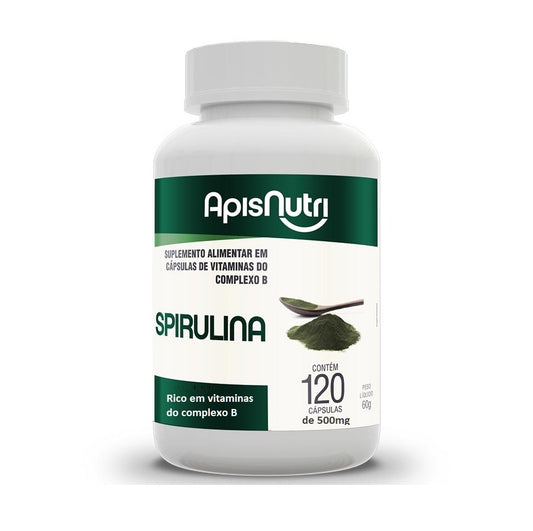 Spirulina 500mg (120 caps) - Padrão: Único