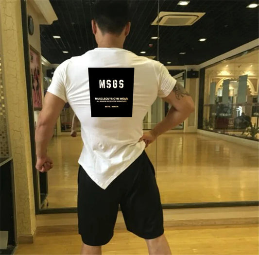 Muscleguys marca roupas de ginástica camiseta de fitness