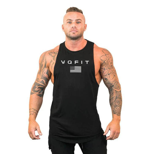 Regata masculina, camisa para academia, roupas fitness, colete sem mangas