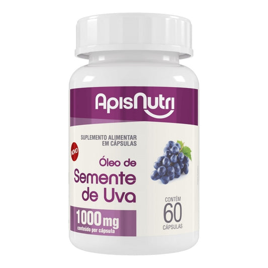 Óleo de Semente de Uva 1000mg (60 caps) - Padrão: Único