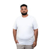 Camiseta Plus Size Masculina Lisa Algodão