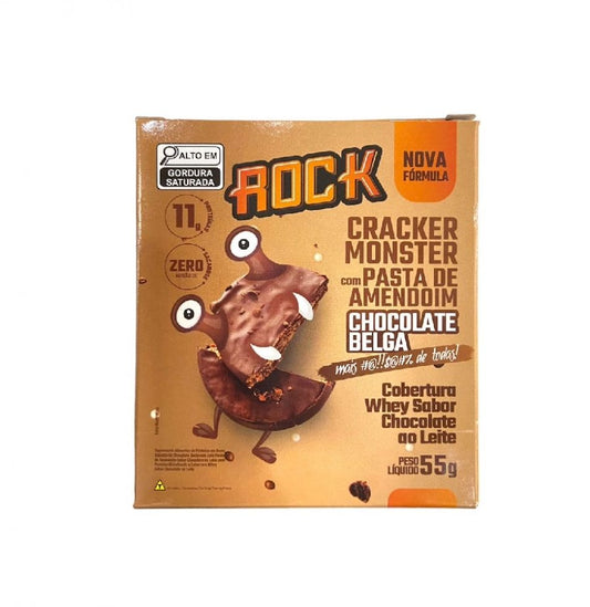 Cracker Monster (55g) - Sabor: Chocolate Belga.