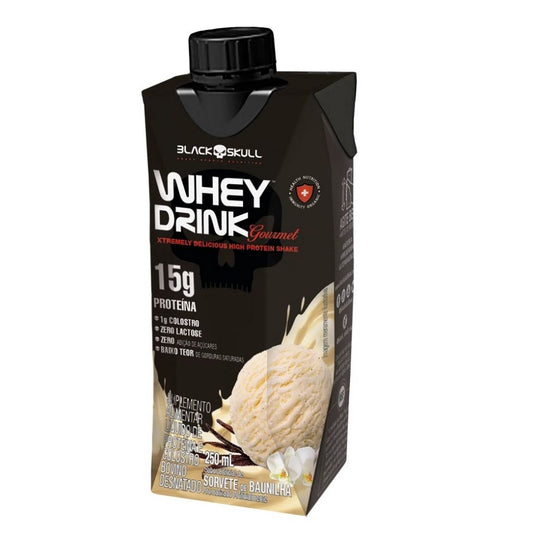 Whey Drink Gourmet (250ml) - Sabor: Sorvete de Baunilha