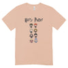 Camisa Feminina Baby Look Turma de Hogwarts