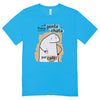 Camisa Feminina Baby Look Troco Gente Chata Por Cafe