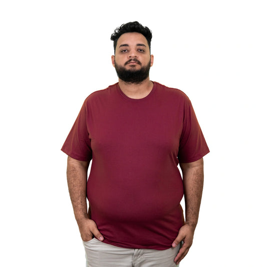 Kit 7 Camisas Plus Size Masculina Lisa Algodão Premium