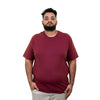 Camiseta Plus Size Masculina Lisa Algodão