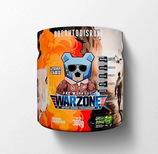 Warzone Pre Workout (300g) - Sabor: Green Bomb