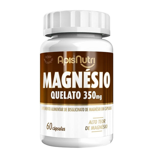 Magnésio Quelato 350mg (60 caps) - Padrão: Único