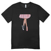 Camisa Feminina Baby Look Bailarina Tênis