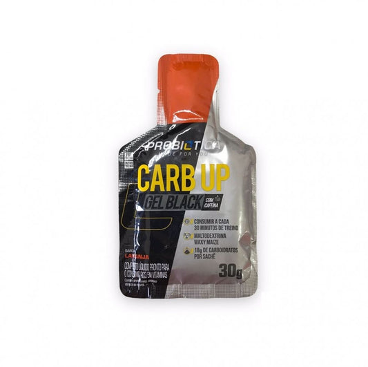 Carb Up Black Gel (30g) - Sabor: Laranja